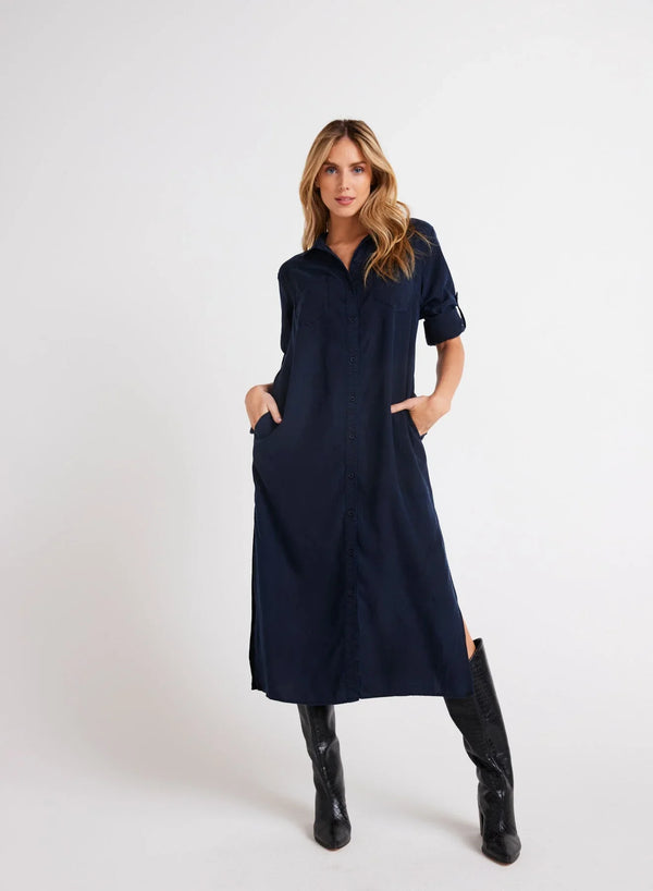 Yoke Western Duster Dress